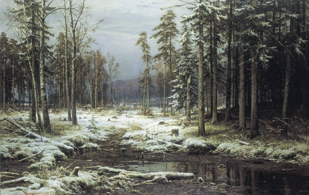 И. И. Шишкин, первый снег