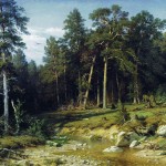 И. И. Шишкин, мачтовый лес в Вятской губернии